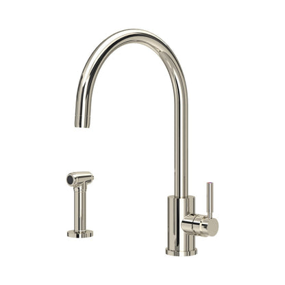 NEW Perrin & Rowe 4012NI NICKEL Juliet Lever mixer Tap with Rinse AX4440