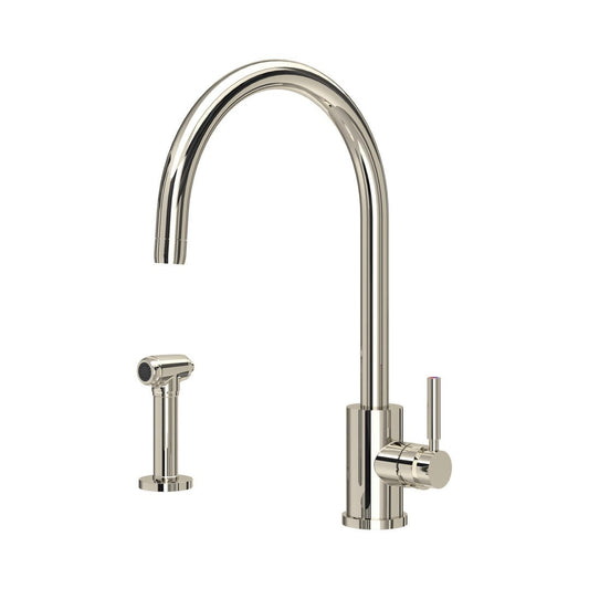 NEW Perrin & Rowe 4012NI NICKEL Juliet Lever mixer Tap with Rinse AX4440