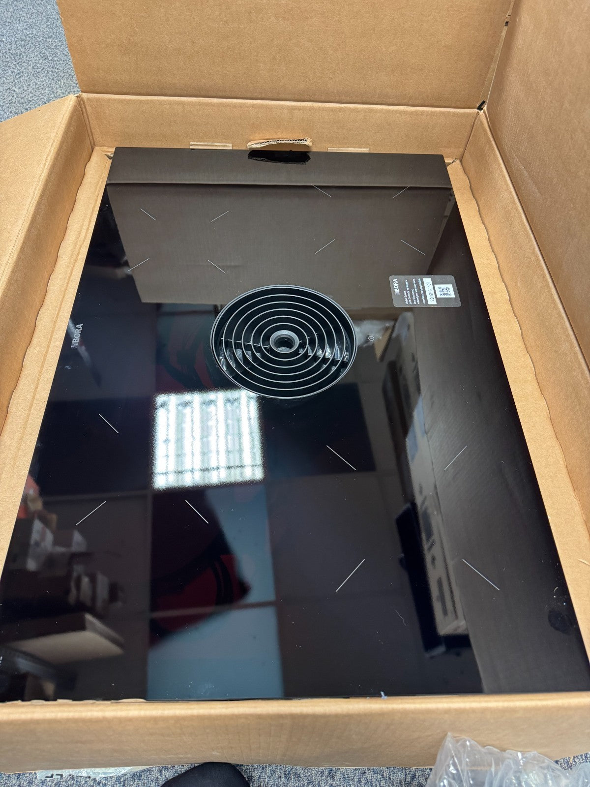 Ex Display BORA Pure PURU 80cm Wide Black Venting Induction Hob B34129