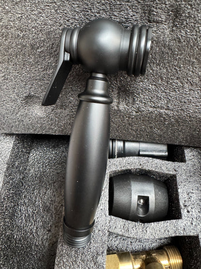 NEW Essential Kitchen Separate Rinse Spray Tap Hose BLACK  AX4498