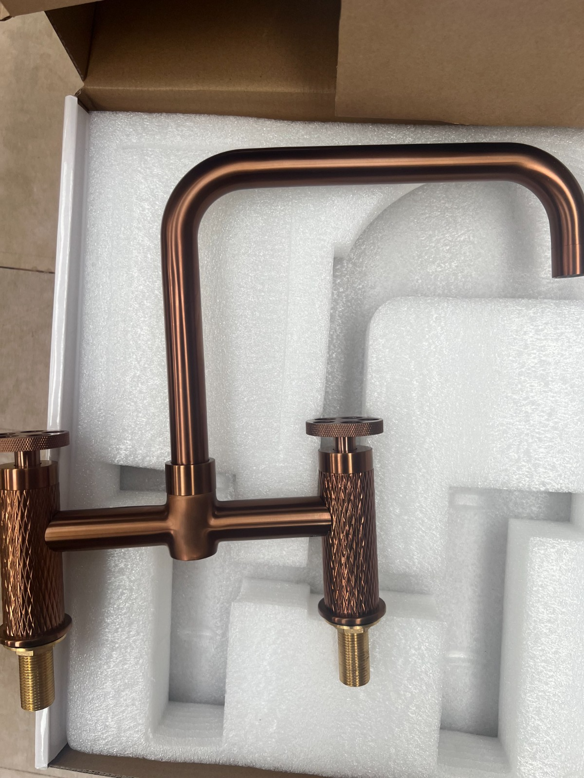 NEW Copper Quilt Kitchen Mixer tap Victoria plumbing tap factory AX4603