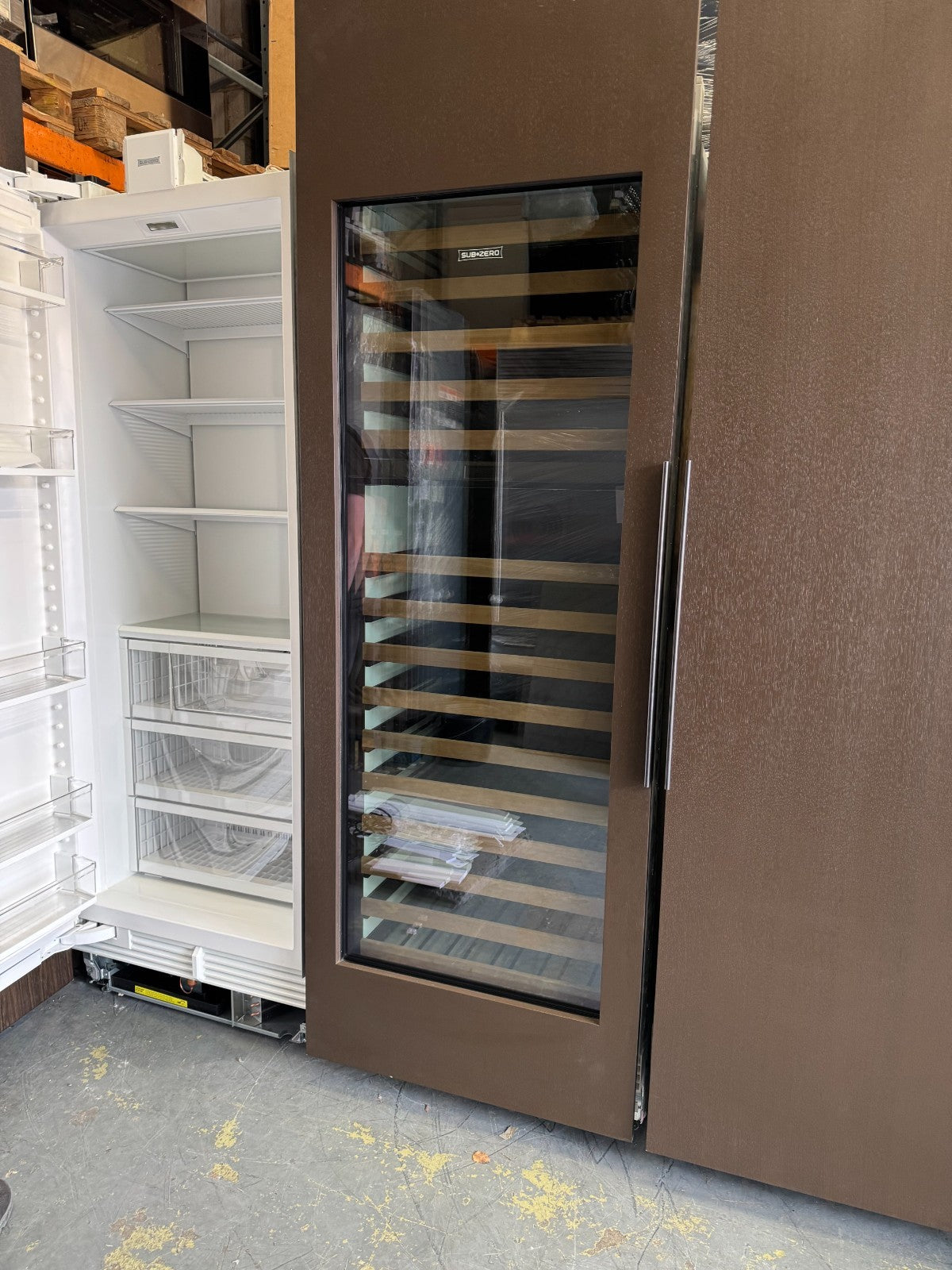 Ex Display Sub-Zero Fridge Freezer & Wine Cooler ICBIC-30RID ICBIC-30FI Subzero