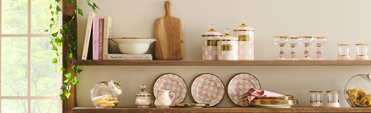 NEW Mackenzie-Childs ROSY CHECK Items Enamel Finish IN STOCK Available Now
