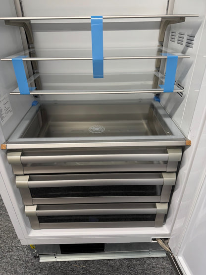 Ex Display Bertazzoni LRD905UBRXTT/24 Built in Column Fridge Stainless Steel BR2