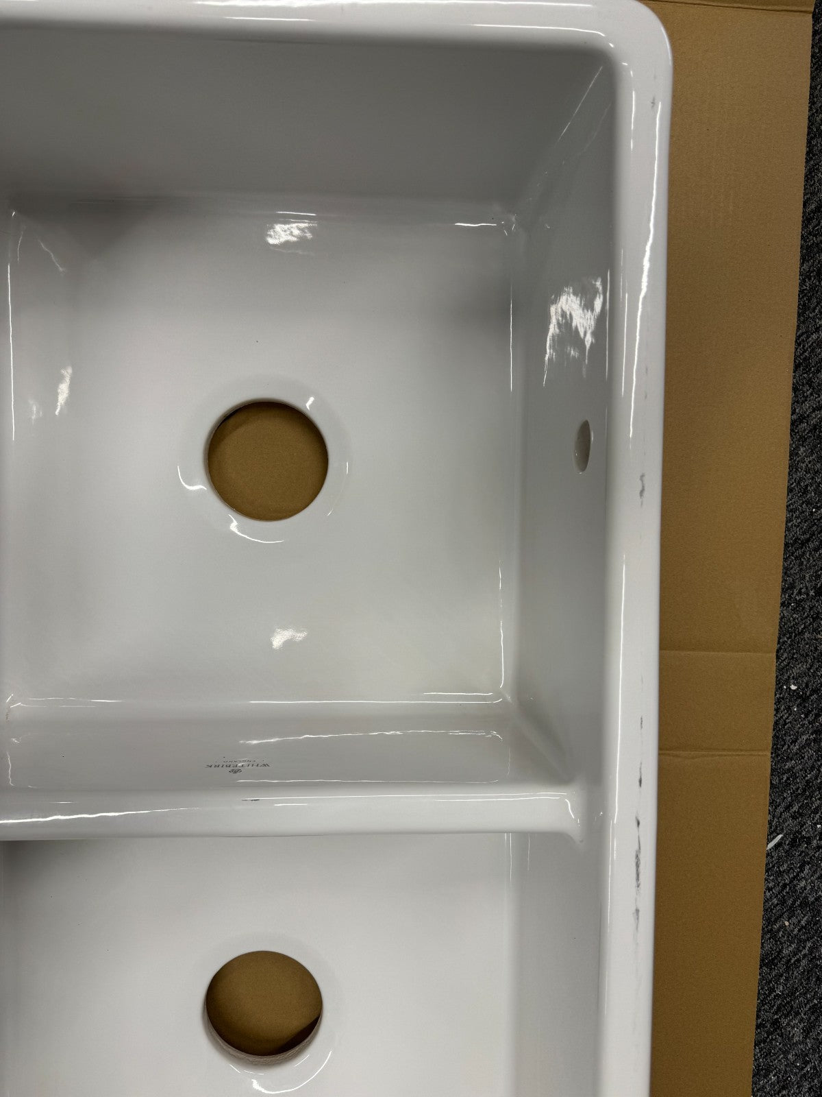 New Whitebirk Ceramic White Kitchen Sink Ribbleton Double basin BR4164