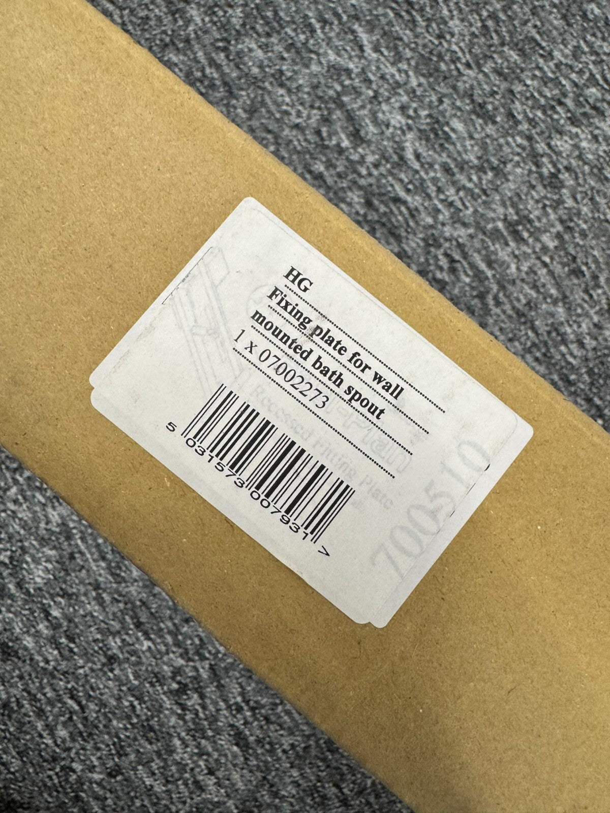 NEW Hansgrohe Fixing plate for wall mounted bath spout 07002273 BR851