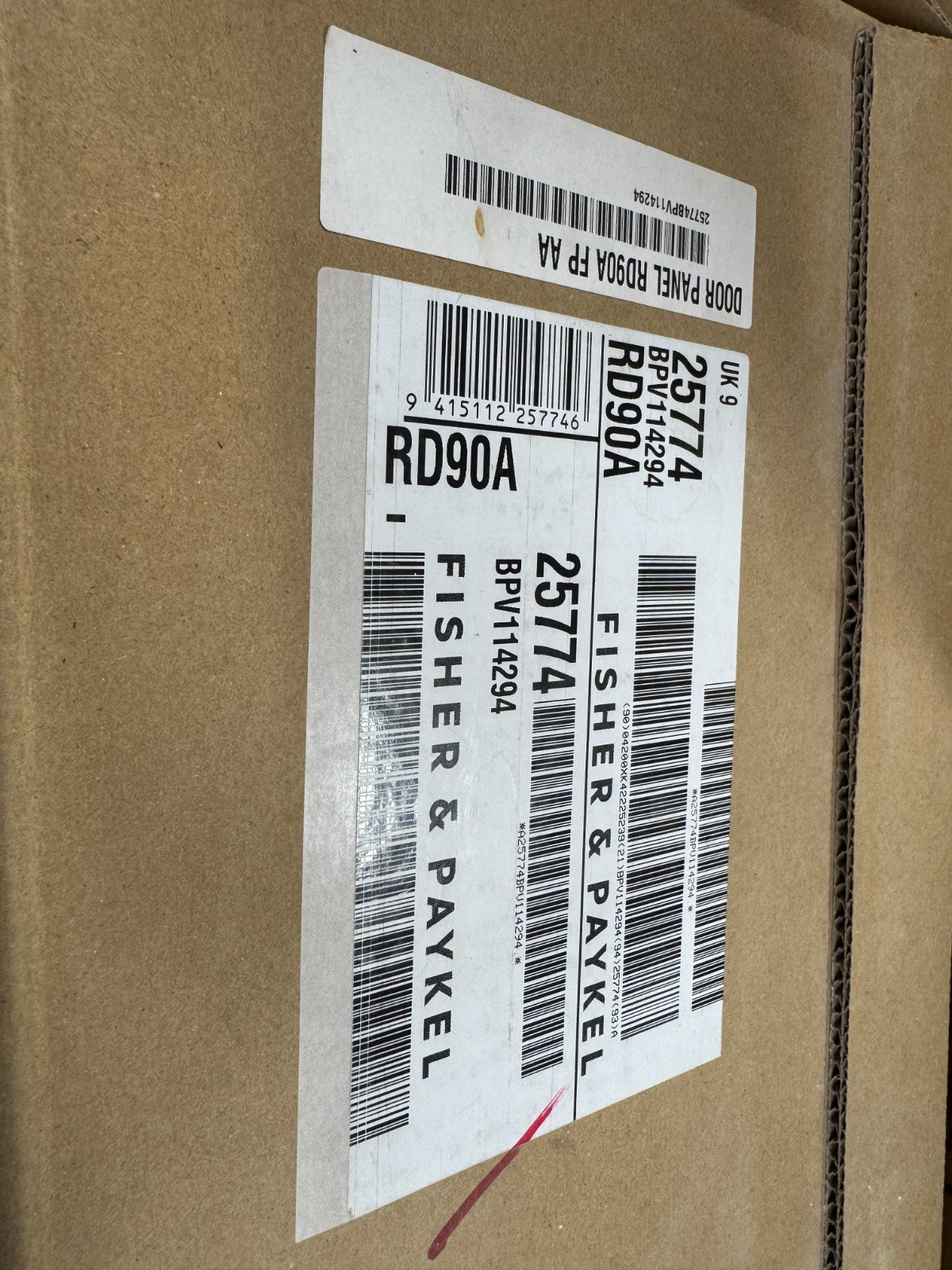 New Fisher & Paykel RS90A3 Door Panels RD90A3 stainless Steel fronts BR4139