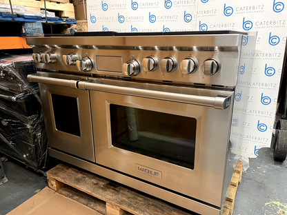 Wolf ICBDF486G 48 inch Double Oven Range Cooker Appliance