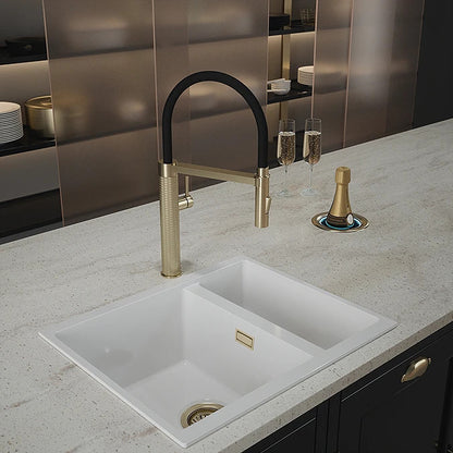 NEW Tap Factory Quilt Tube Brass EQSPRAYBR-BLK Kitchen Tap Filter black AX4500