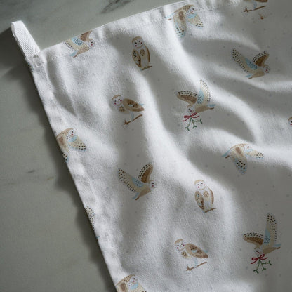 NEW Sophie Allport SNOWY OWLS Double Oven Gloves Mitts & Matching Items IN STOCK
