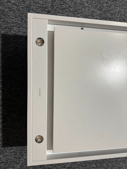 Ex Display Novy 6821 Pureline 120cm Ceiling Extractor Hood White BR690