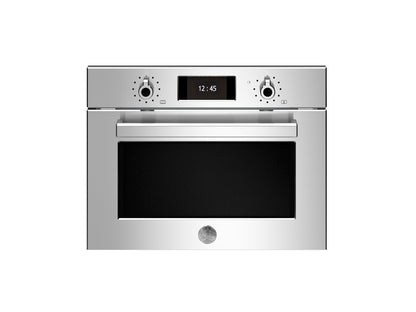 NEW Bertazzoni F457PROMWTX 45cm Pro Series Built In Combi microwave Oven BR2092