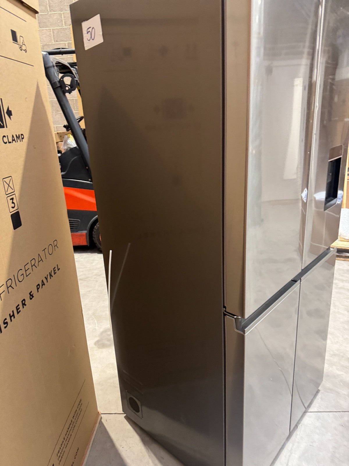 UNUSED Fisher & Paykel RF500QNUB1 Quad Door Fridge Freezer Freestanding BR4208
