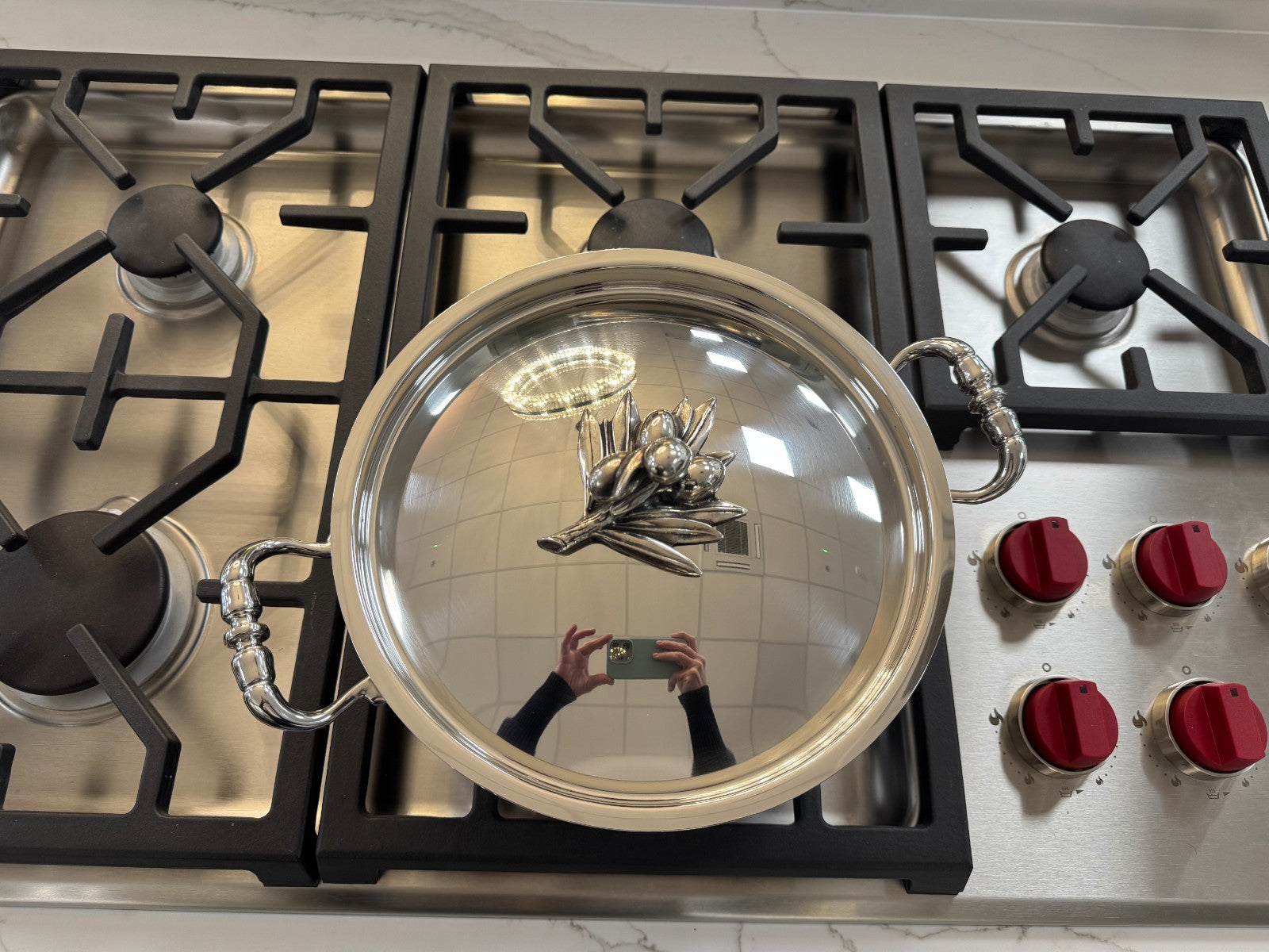 NEW Ruffoni 99166 Opus Prima Chef Pot Pan With Lid 24Cm Stainless Mauviel BR4216