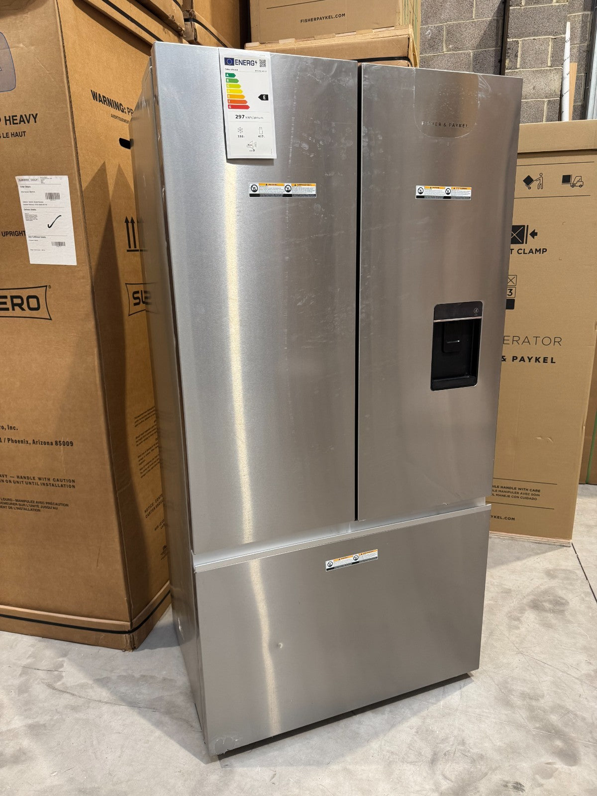 NEW Fisher & Paykel RF540ANUX6 French Door Fridge Freezer BR4210