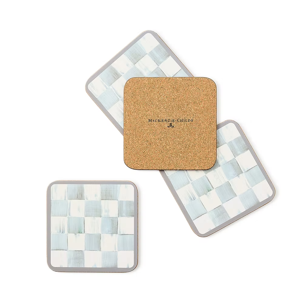 NEW Mackenzie-Childs STERLING Check Items Enamel Finish IN STOCK Available Now