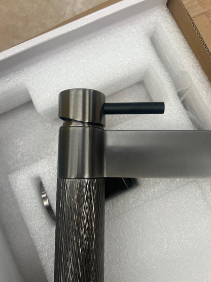 NEW GUNMETAL Quilt Lever Kitchen Mixer tap Victoria plumbing tap factory AX4601