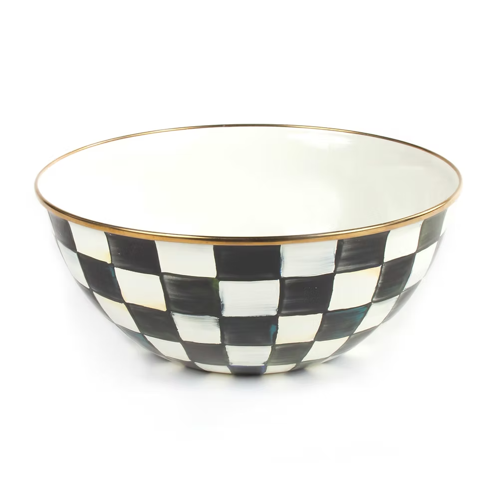 NEW Mackenzie-Childs Courtly Check Items Enamel Finish IN STOCK Available Now
