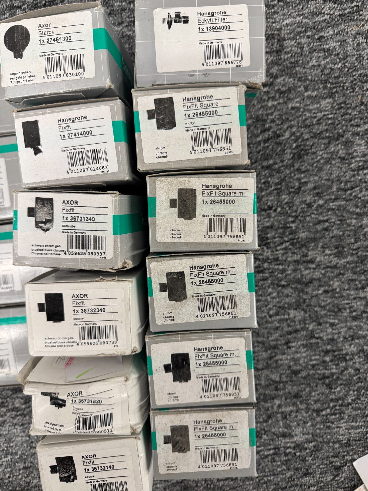 NEW JOBLOT Hansgrohe AXOR Fixfit 26455000 27414000 36732340  BR866