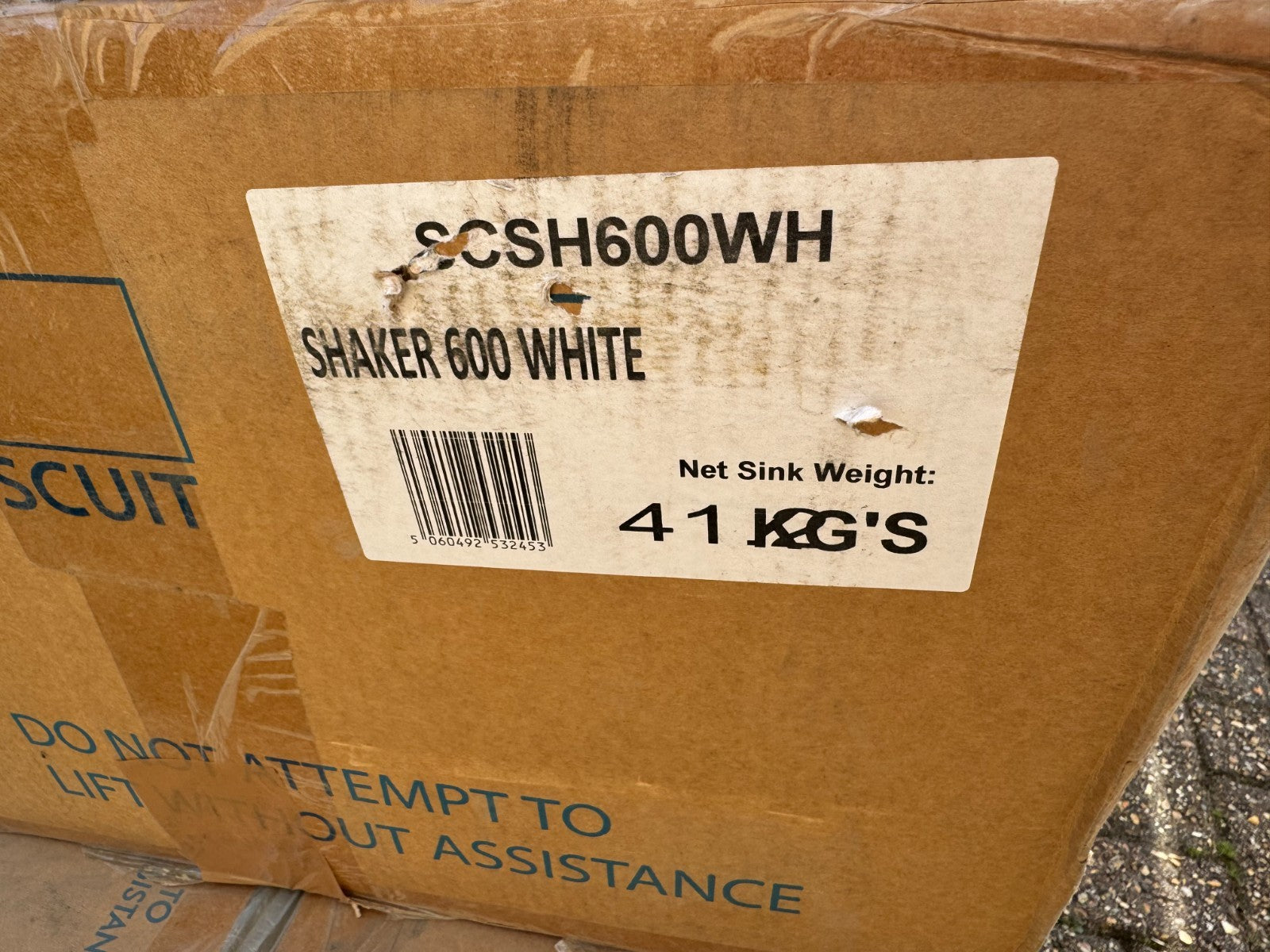 NEW Shaws Of Darwen SCSH600WH Classic Shaker 600 Belfast kitchen Sink  BR4352
