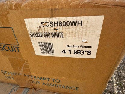 NEW Shaws Of Darwen SCSH600WH Classic Shaker 600 Belfast kitchen Sink  BR4352