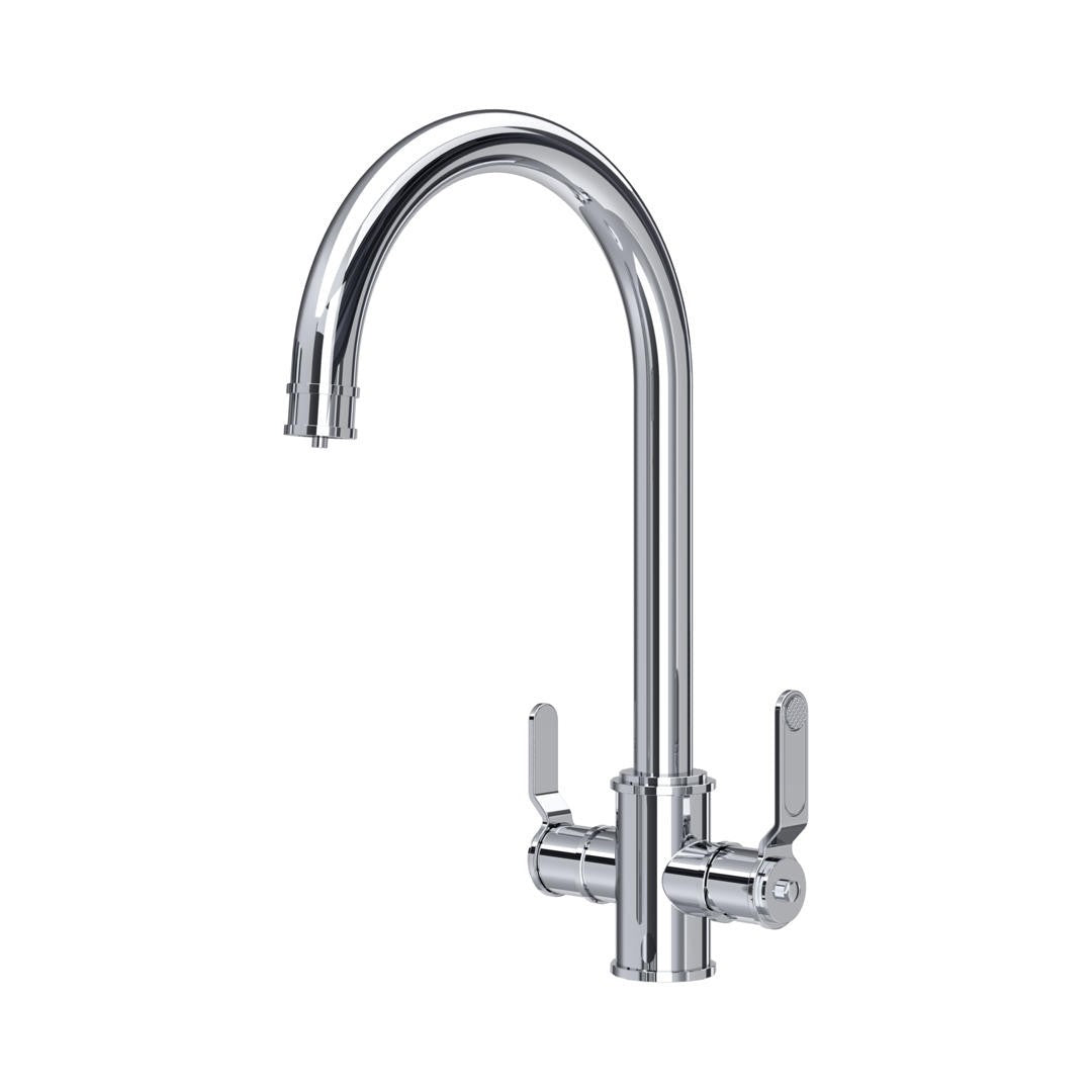 NEW Perrin & Rowe Armstrong 3-in-1 Instant Hot Water kitchen Tap Chrome AX4513