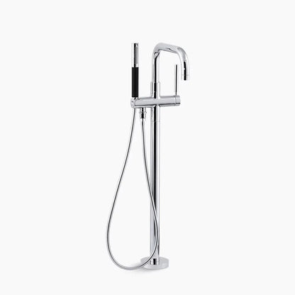 New Kohler K-10129 Purist Floor mount bath Tap bathroom shower Chrome BR4104