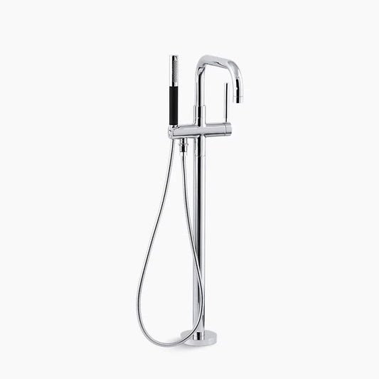 New Kohler K-10129 Purist Floor mount bath Tap bathroom shower Chrome BR4104