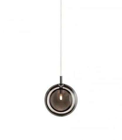 NEW Bomma Lighting Light Lens Pendant Smoke & brushed Brass Boris Klimek AX002