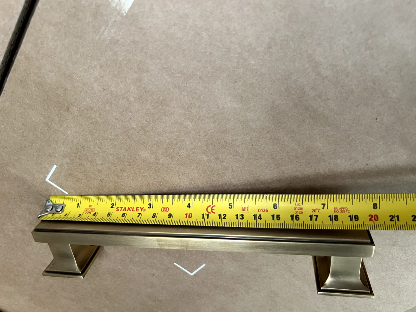New Solid Brass Jefferson style Cabinet Handle Pull 203mm kitchen Bathroom