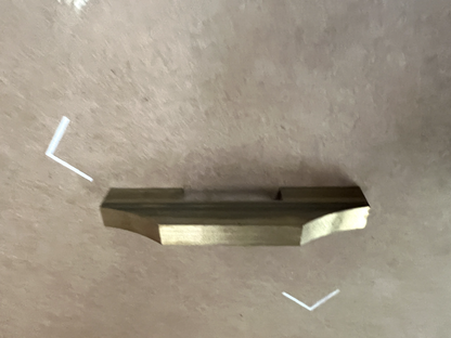 New Mark Wilkinson Art Deco Kitchen Cupboard Door handle Pull brass Hardware 8.5