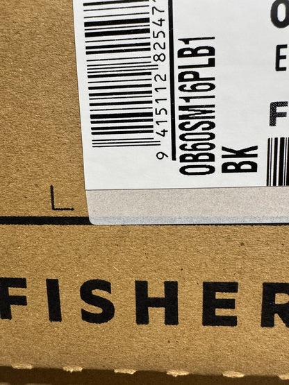 NEW Fisher & Paykel OB60SM16PLB1 built in Oven Black Cooker BR2433