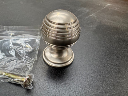 NEW Perrin & Rowe 6070 Large  Furniture Drawer Handle Knob Pewter AX4471