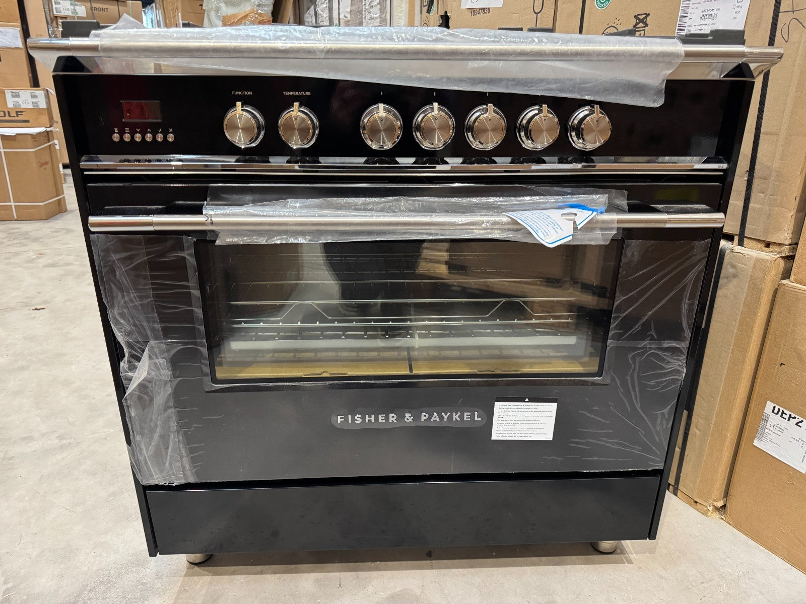 Fisher & Paykel OR90SCG4B1 Classic 90cm Dual fuel Range Cooker Oven BR4211