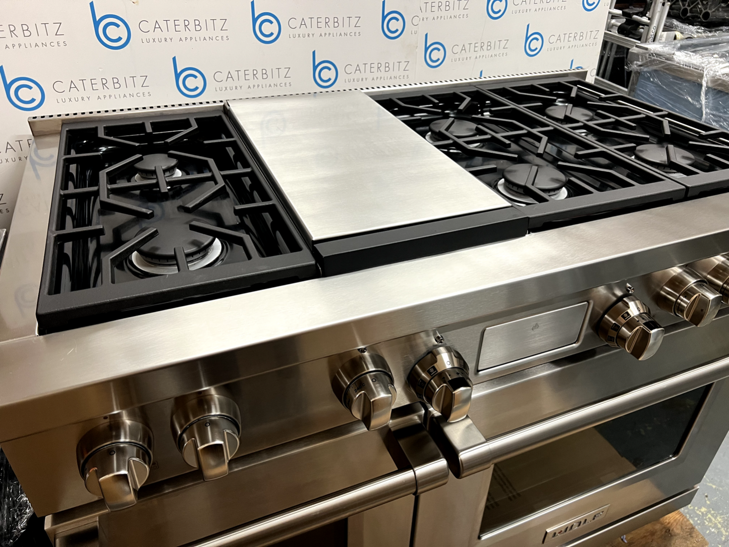 Wolf ICBDF486G 48 inch Double Oven Range Cooker Appliance