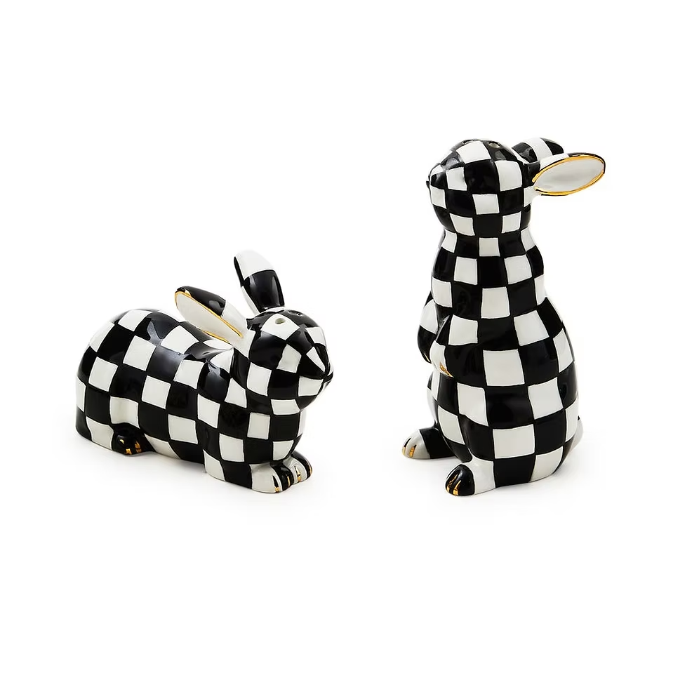 NEW Mackenzie-Childs Courtly Check Items Enamel Finish IN STOCK Available Now