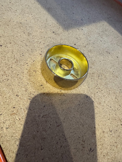 NEW Wolf Range Dual Fuel Cooker Oven Gold Brass Bezel knob