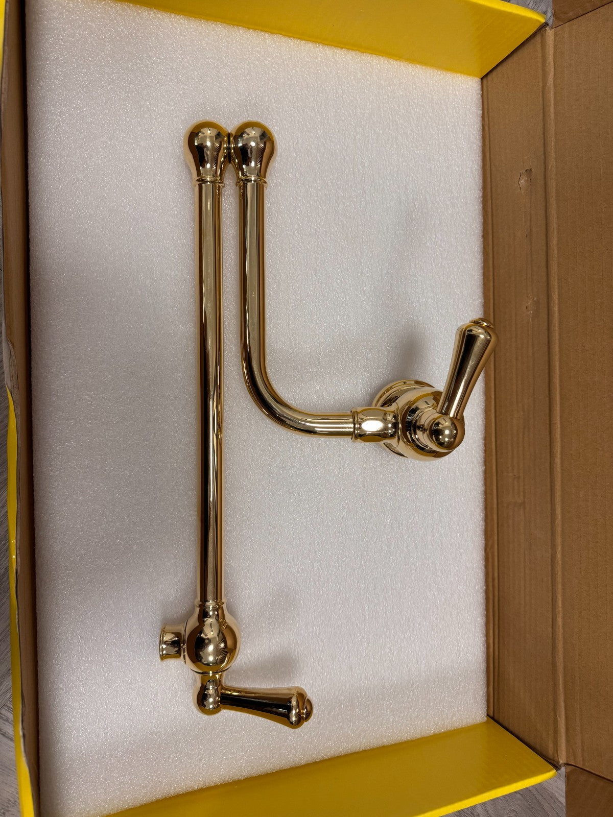 UNUSED Perrin & Rowe Phoenician 4799IG Pot Filler Tap GOLD lever AX4652