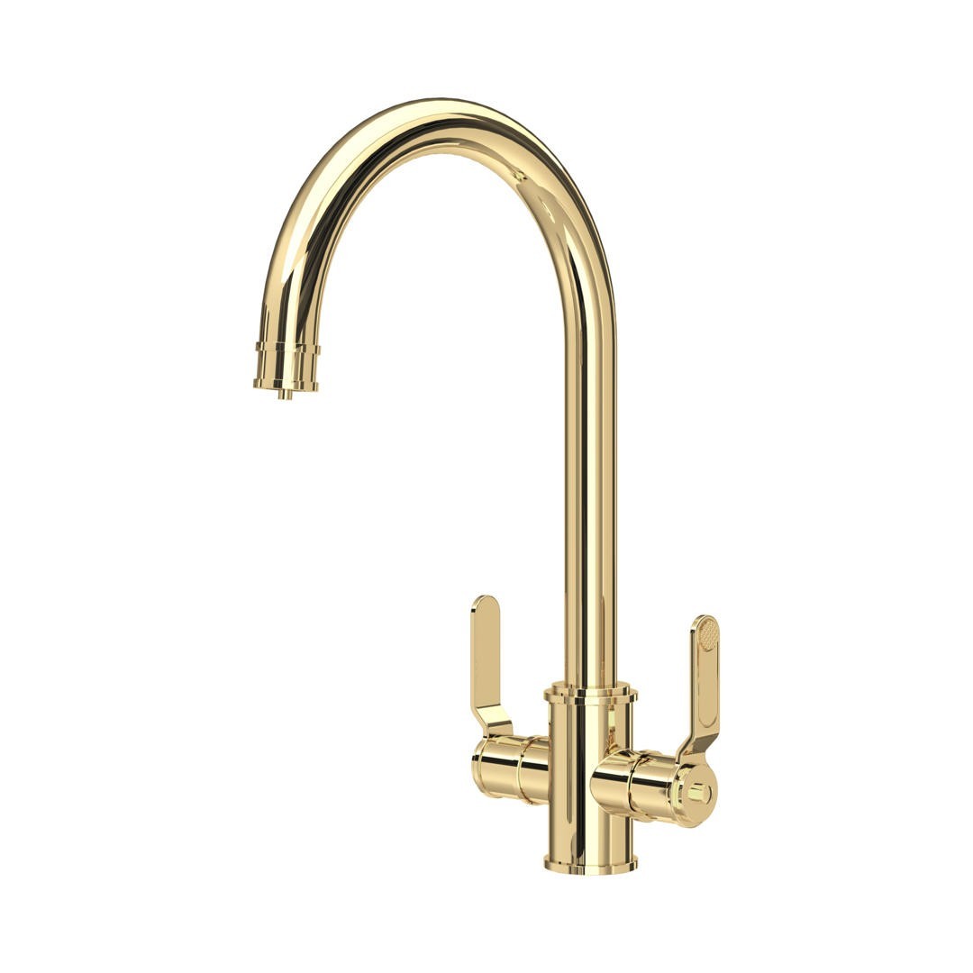 NEW Perrin & Rowe 1485HT Armstrong Sink Mixer with Filtration Tap Brass AX4441