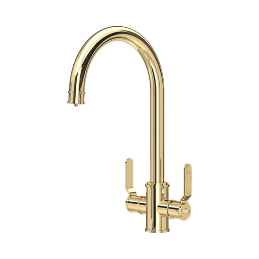 NEW Perrin & Rowe 1485HT Armstrong Sink Mixer with Filtration Tap Brass AX4441
