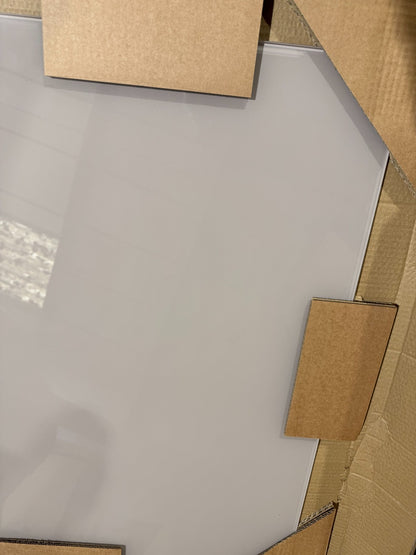 New Kitchen toughen Glass Splashback 600 x 750mm French Taupe / beige BR2321