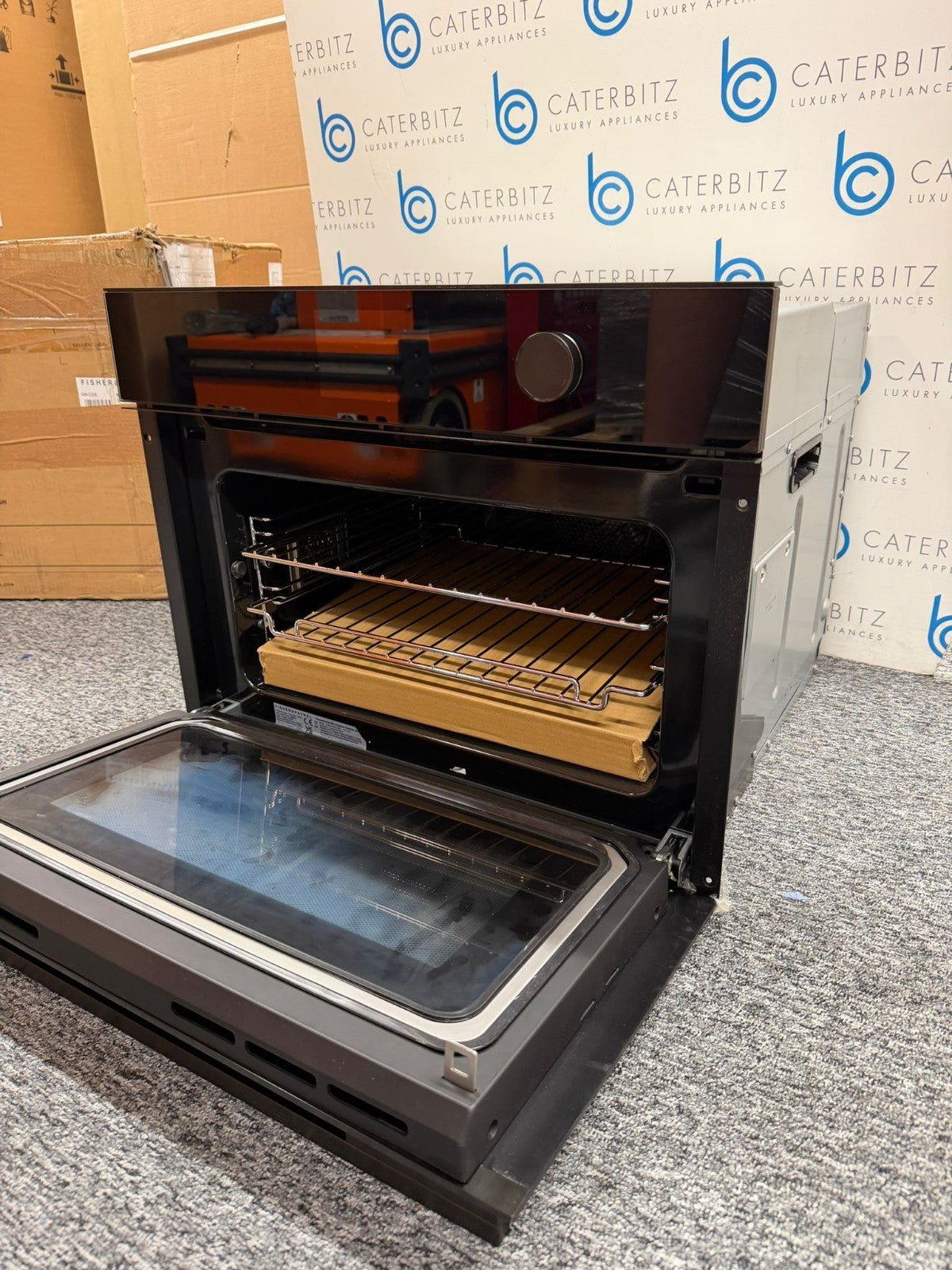 UNUSED Fisher & Paykel OM60NMTDB1 combi Microwave Oven cooker BR4680