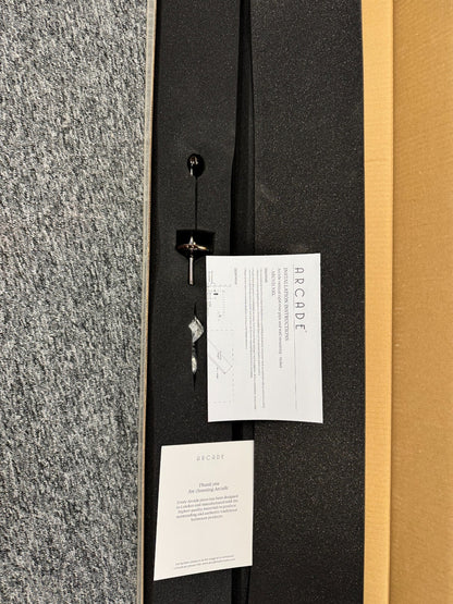 NEW Burlington Arcade ARCV21 NKL shower fixing nickel Rail BR828