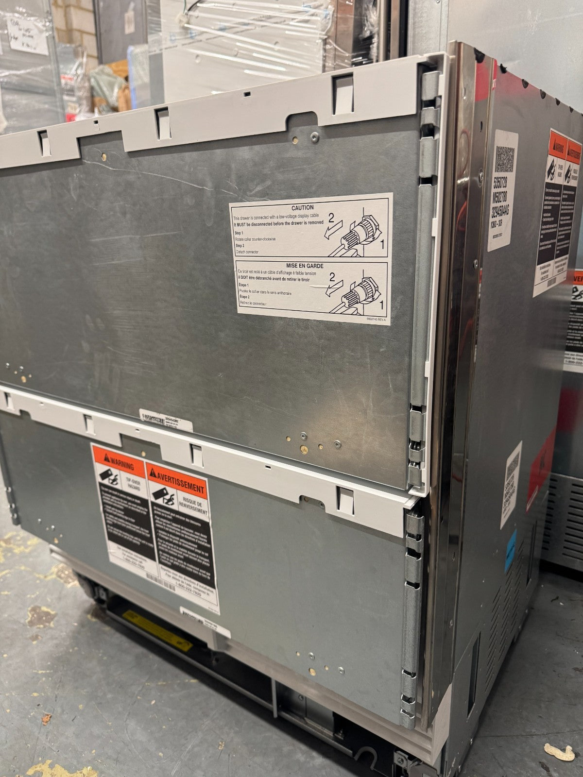 Ex Display Sub-Zero ICBID-30R 30 inch All Fridge Refrigerator Drawers BR4273