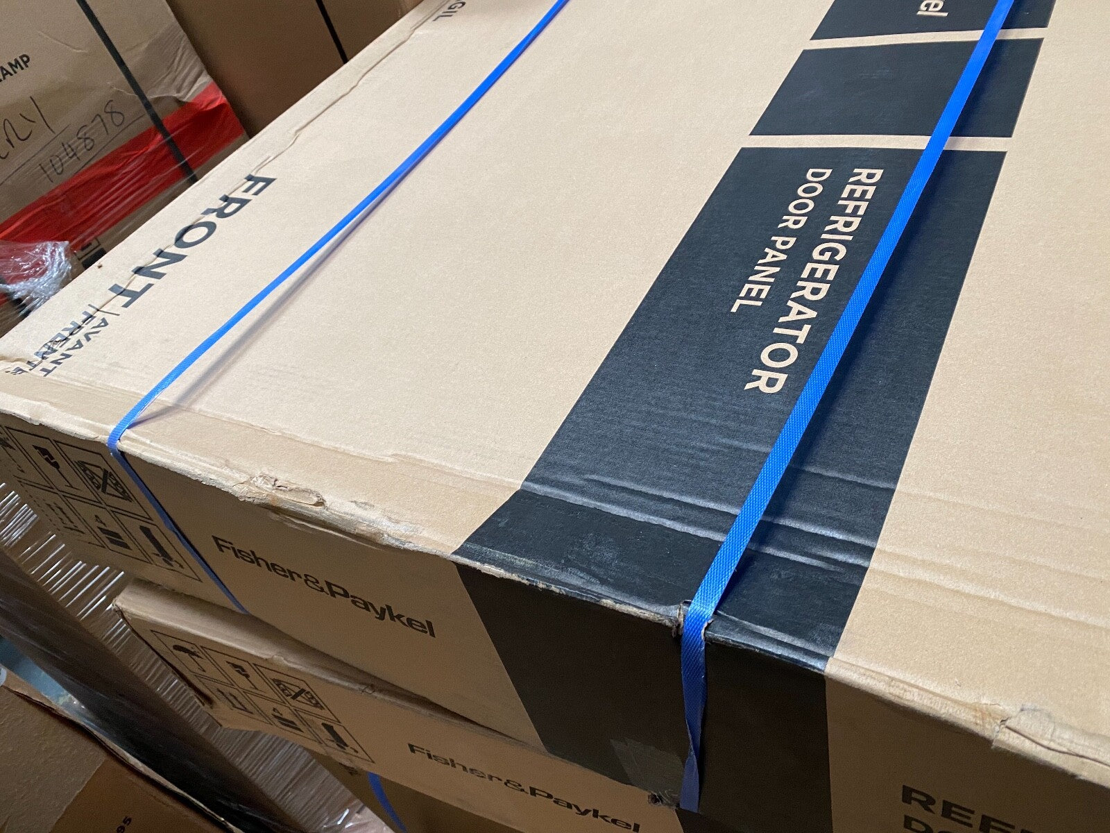 New Fisher Paykel Fridge Freezer stainless steel Door panels 25705 RD912WR integ