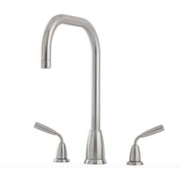 NEW Perrin & Rowe 4873BR Titan 3 hole POLISHED BRASS Kitchen Tap AX4431