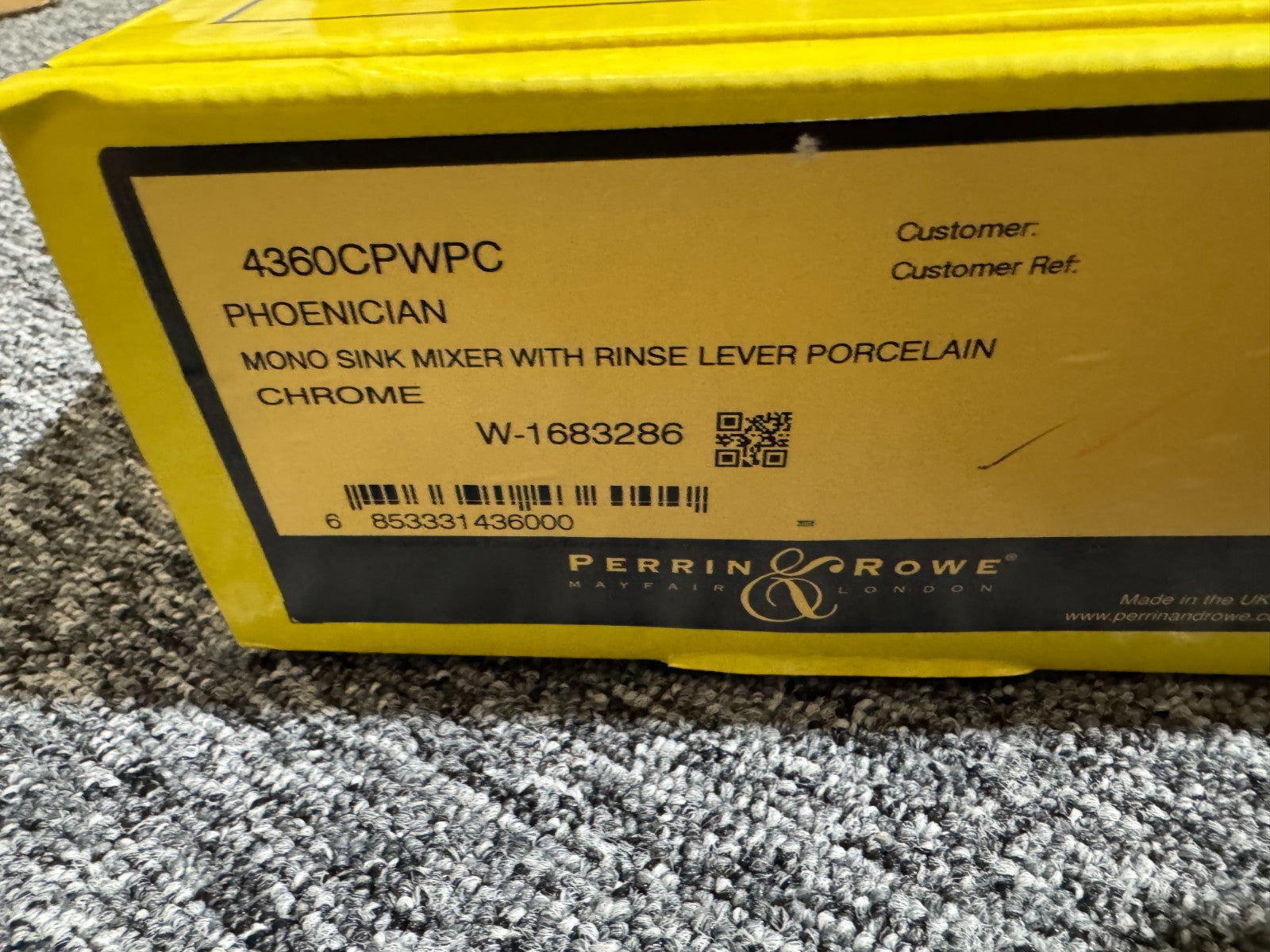 NEW Perrin & Rowe 4360CPWPC Phoenician Kitchen Mixer Tap & Rinse CHROME BR4194