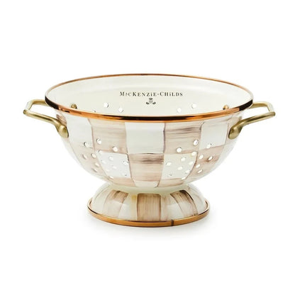 NEW Mackenzie-Childs MOCHA CHECK Items Enamel Finish IN STOCK Available Now