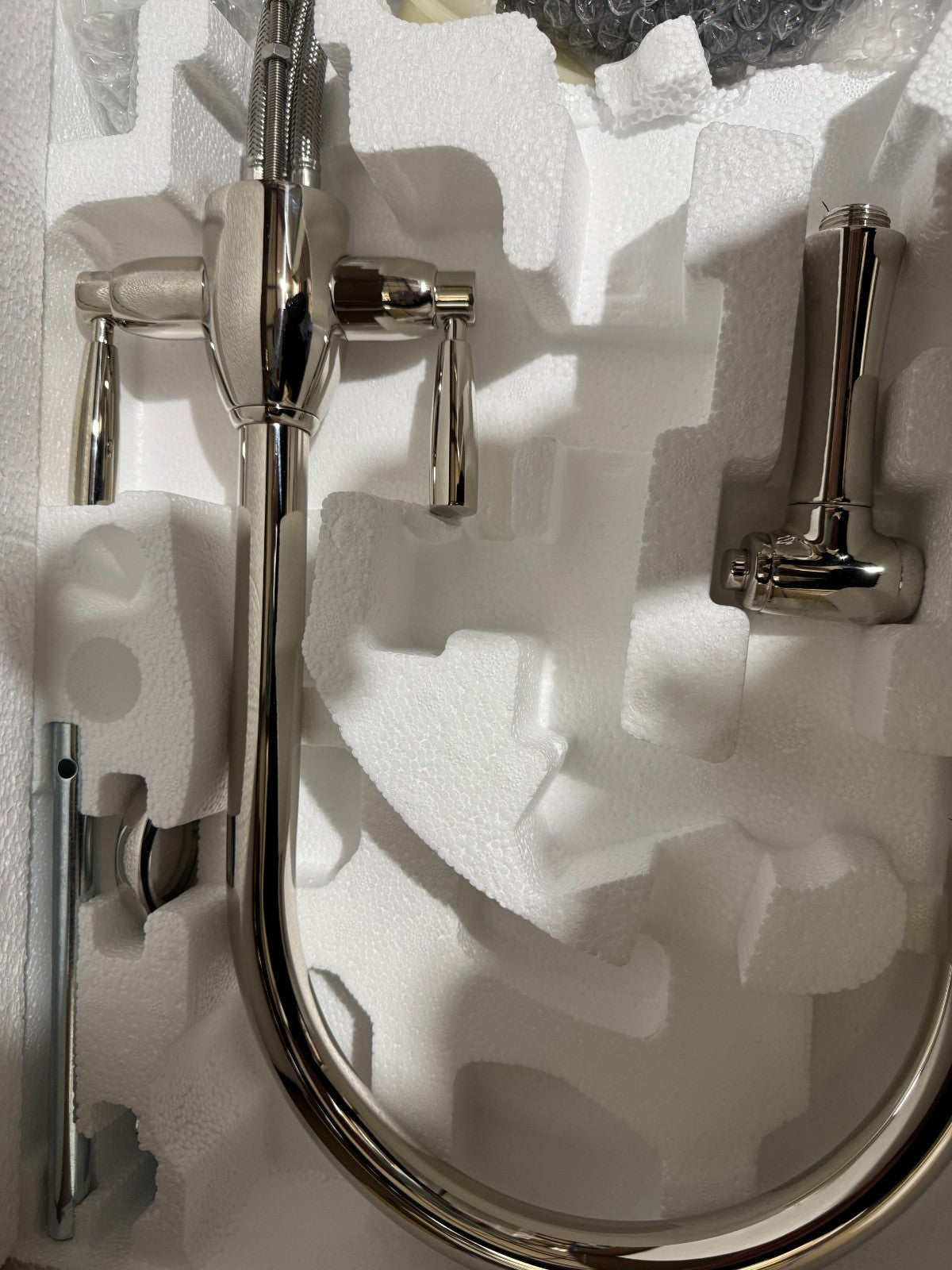 NEW Perrin & Rowe Oberon 4866NI Kitchen Mixer Tap & Rinse NICKEL BR4198