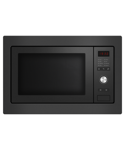 New Fisher & Paykel OM25BLSB1 COMBI microwave oven Built in BLACK Miele neff